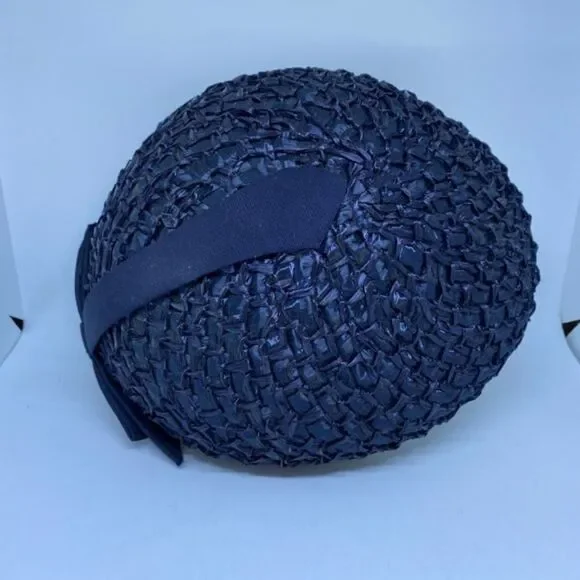 Vintage Roi Chanda Boutique Blue Hat - Picture 6 of 9